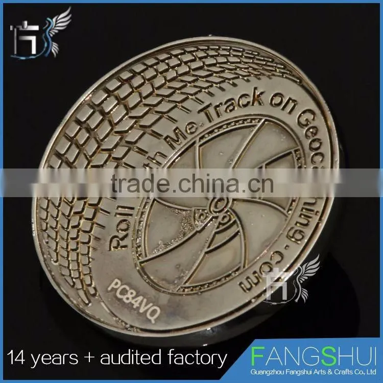 Customized gold plated tungsten trolley coin album china for sale