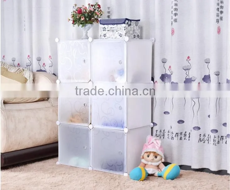 AL0021-3 Hot sell foldable hanging colthes plastic wardrobe