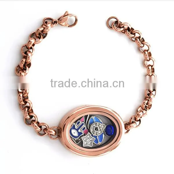 2016 Custom Latest Popular At High Quality Hip Hop Bracelet Lockets Wholesale