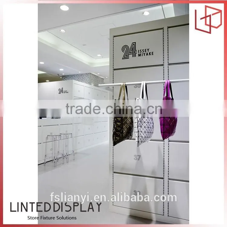 Wholesale Wooden bag display cabinet