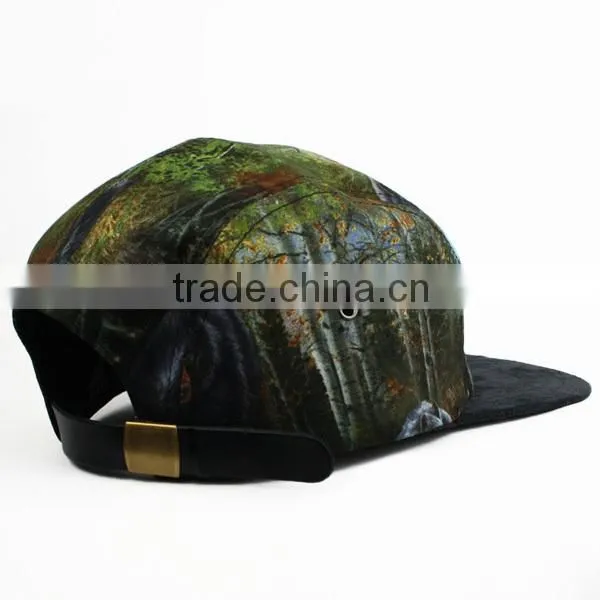 high quality animal 5 panel hat embroidery 5 panel hat wholesale