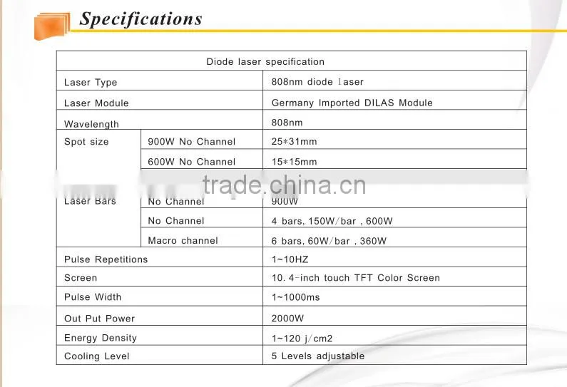 Professional CE Approval Salon machine 808nm Diode laser Permanent Hair removal Machine