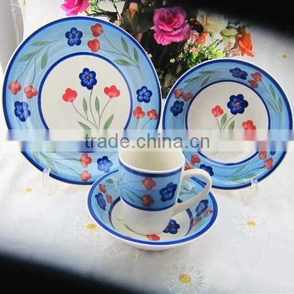 royal porcelain ware,hand painted dinnerware,stoneware dinner set