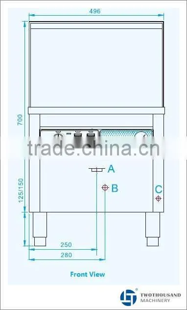 Commercial Stainless Steel Electric Under-counter Mini Glass Dishwasher