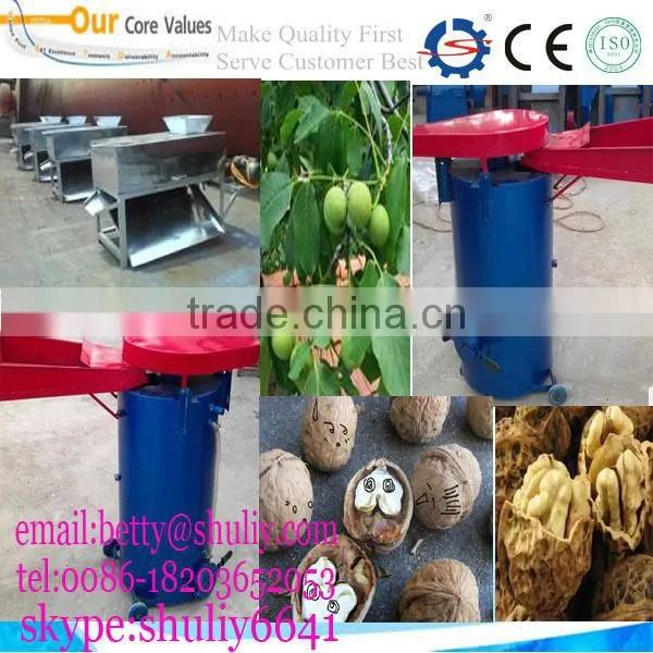 best quality fresh walnut washing and peeling machine/walnut thresher