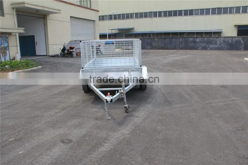 hot sale !!!!ATV 6x4 hot dipped galvanized cage trailer;box trailer;tipping trailer;car trailer;atv trailer