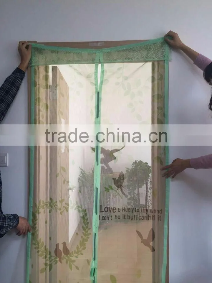 magnetic screen door heavy duty mesh velcro fits doors up to 34"x82" comes with a 12 month warranty