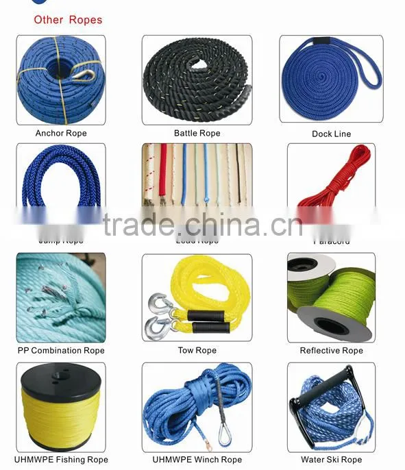 nylon mooring rope 50mm