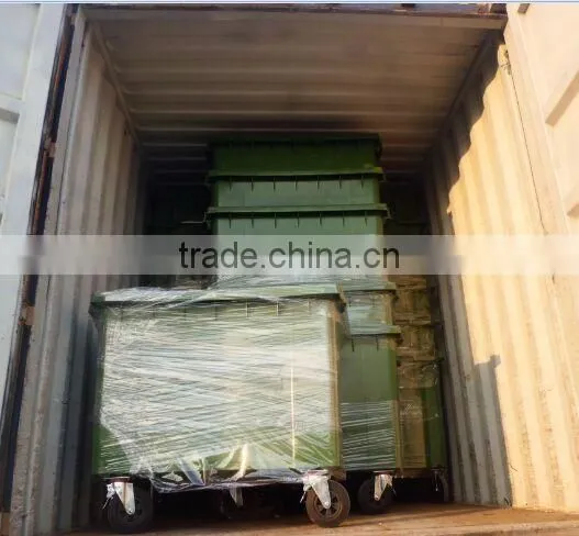 240L HDPE waste bin