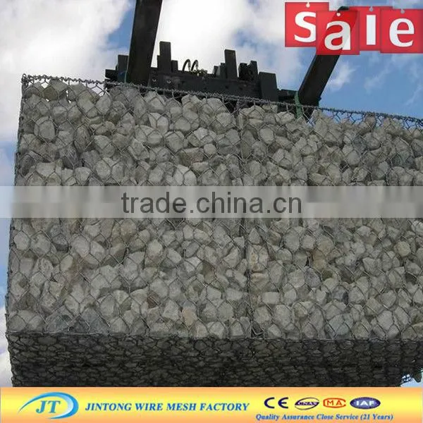 professional manufacturer Hexagonal Wire Mesh Gabions Box with reasonable price in store