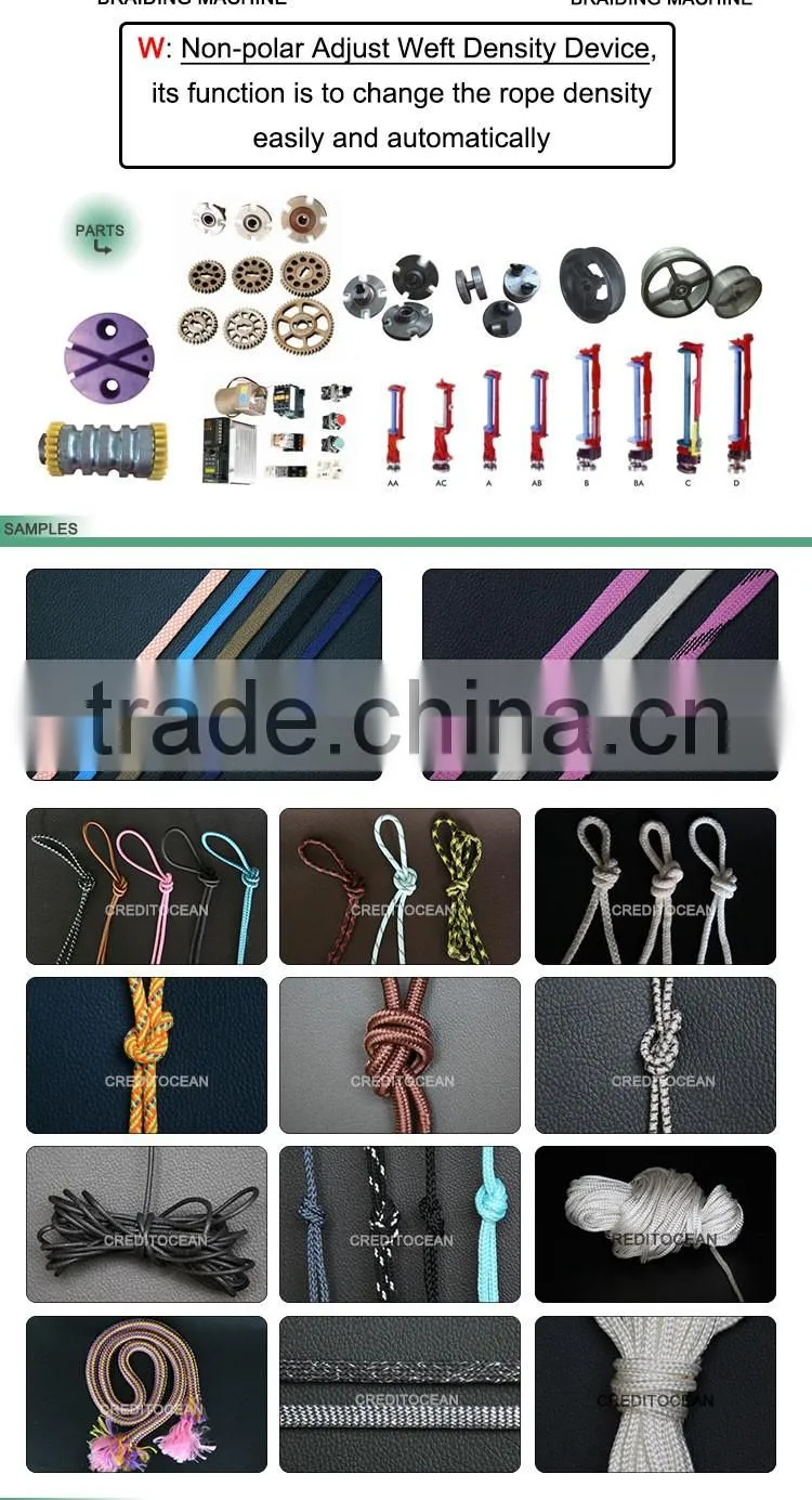 COBR40-2A-W HIGH SPEED ROUND CORD BRAIDING MACHINES