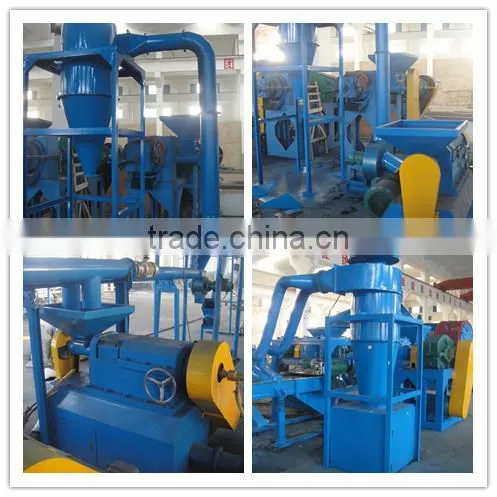 High effciency waste tire recycling machine
