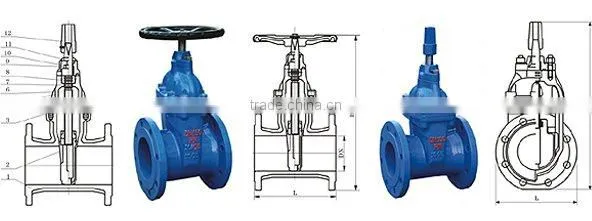 cast iron gate valve