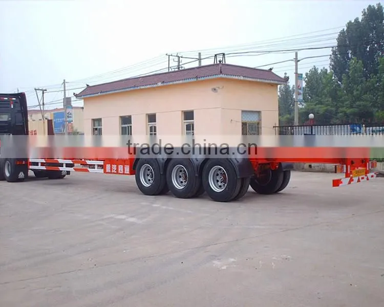 45ft container carrier chassis trailer for online shopping