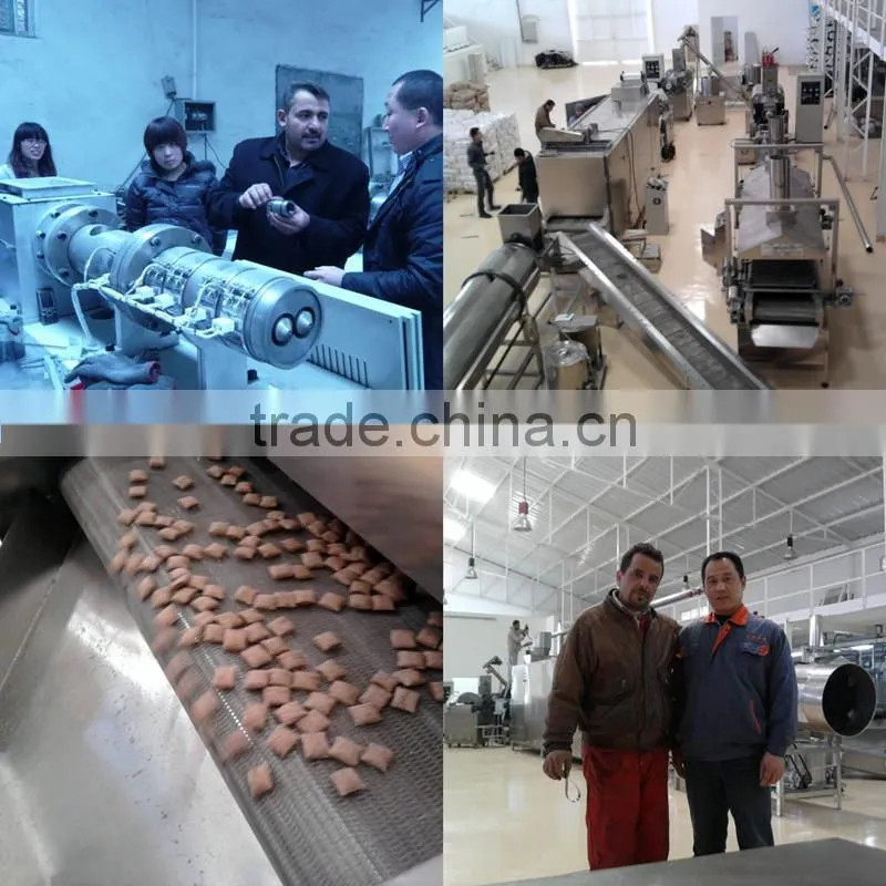 Fried wheat flour puff snack making machines