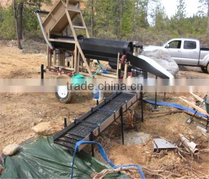 Widely Used Mini Movable Trommel with CE for Gold Mining