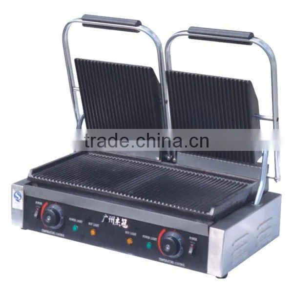 electic double-plate panini griddle