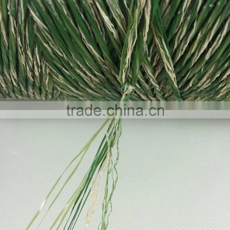 8000dtex fibrillated type PE PP commercial artificial grass yarn