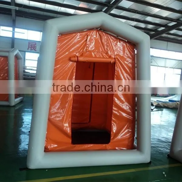Mobil outdoor inflatable tent toilet