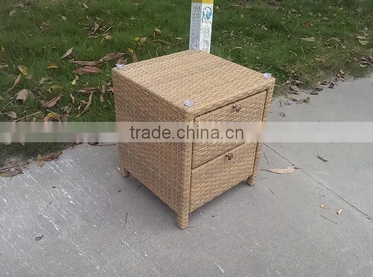 Polishing Aluminum Spring Mattress Queen Bed With Bedside Table