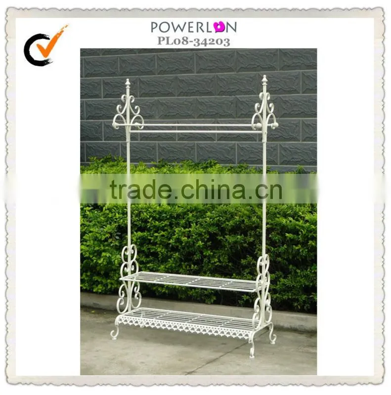 Powrlon Wrought Iron Decorative Folding Towel Racks PL08-34203