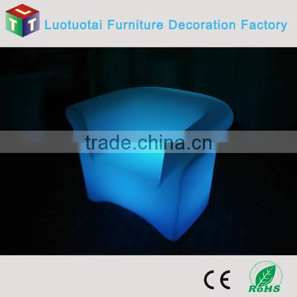 RGB rechargeable led bar chair/led sofa/led outdoor furniture LTT-SA02