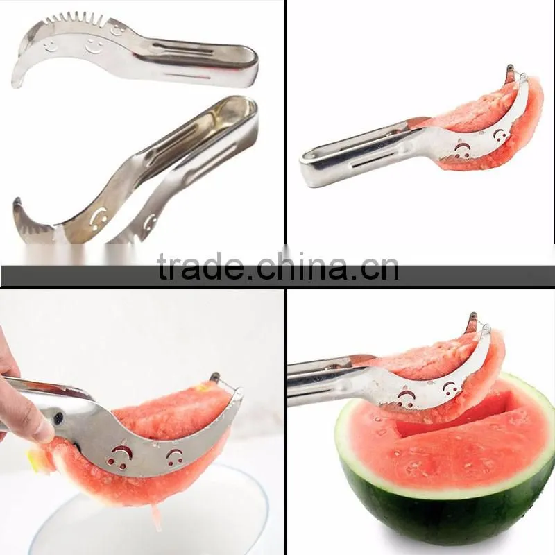Factory Wholesale Kitchen Gadget Stainless Steel Watermelon Corer Server