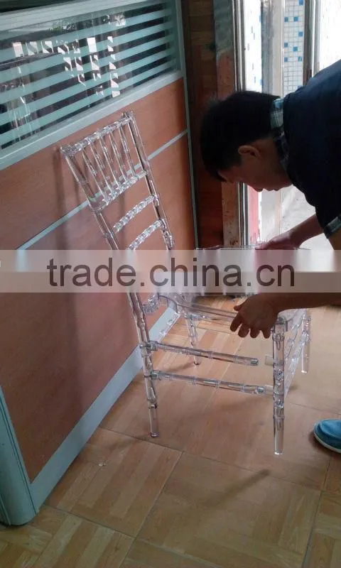 Wicker wholesale Clear Acrylic ghost chairs FD-981