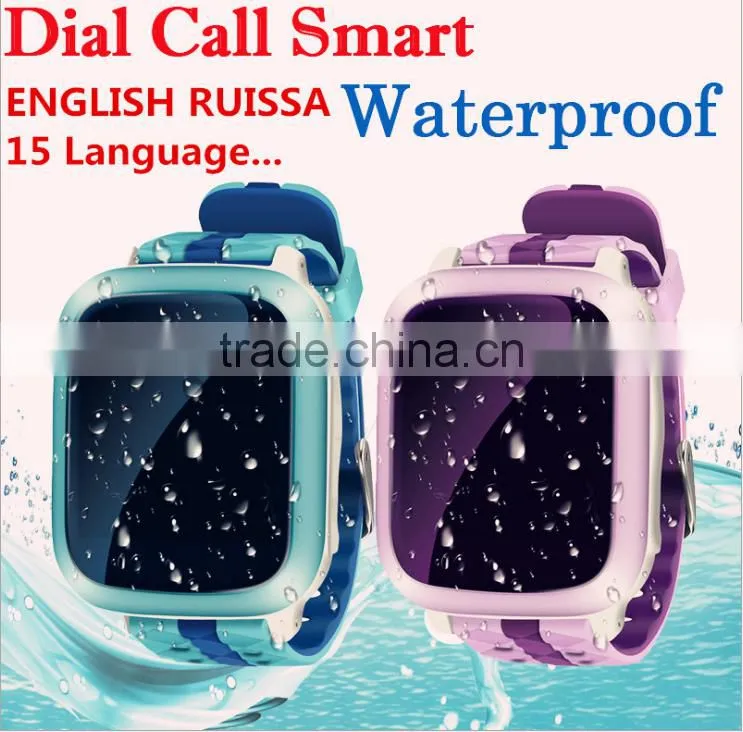 Waterproof Smart GPS Watch For Kids with Russian and English Language