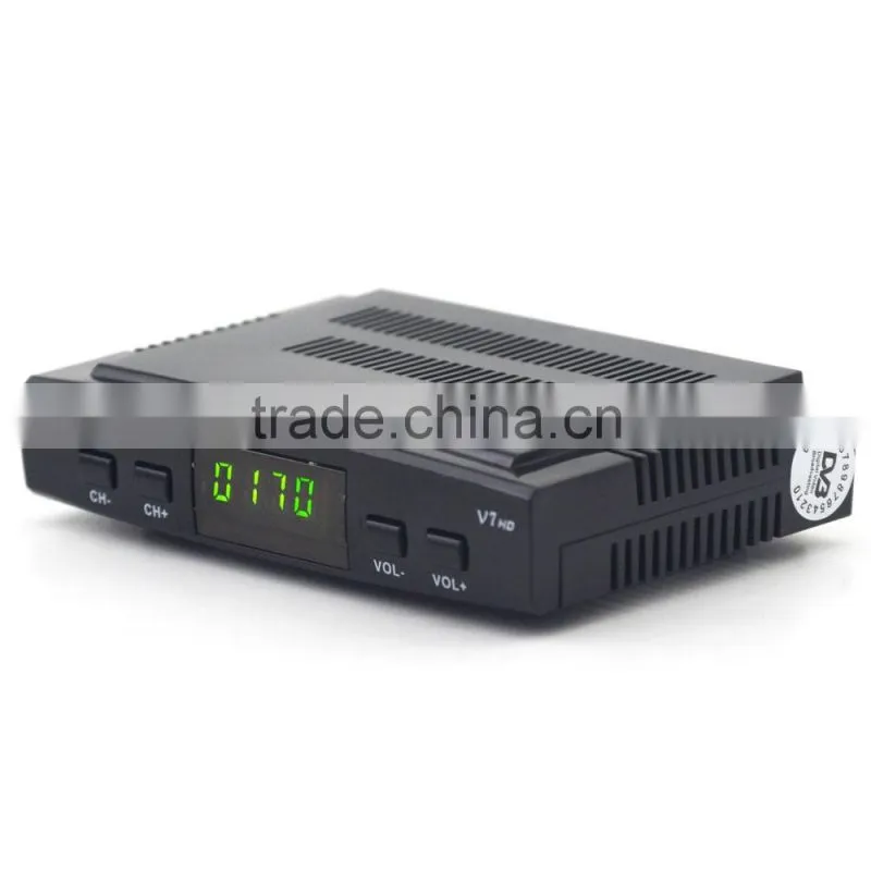 1080P Full HD Youtube Free Porn Video DVB-S2 Satellite Receiver Freesat V7 IPTV Set Top Box With Powervu DRE & Biss Key