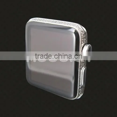 2015 new Gold diamond housing for apple watch,for apple watch diamond housing