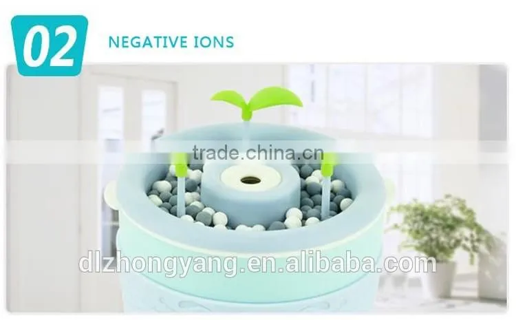 Negative ions Desktop decoration mini usb personal plant humidifier