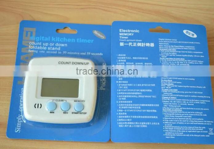 High quality digital kitchen timer magnet countdown timer