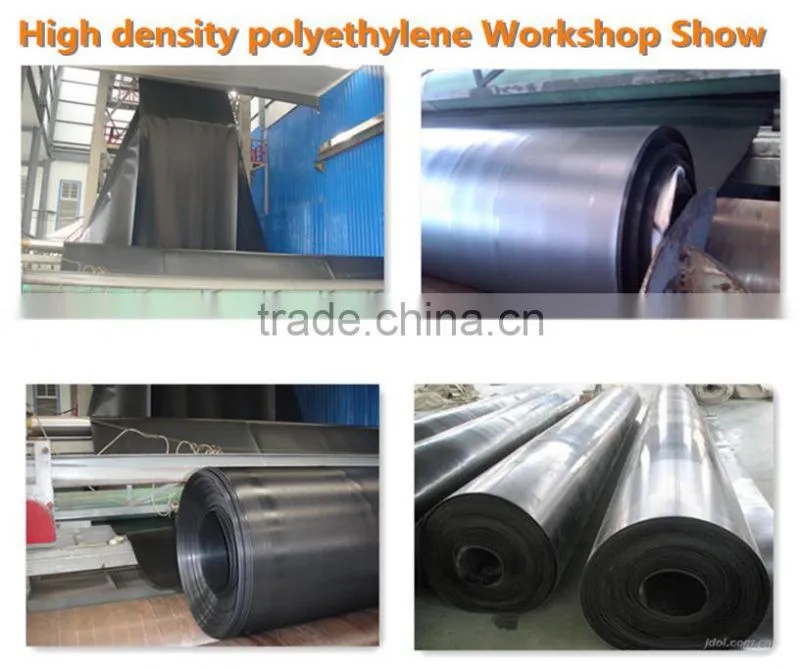 Fish farm pond liner leakproof film impermeable HDPE geomembrane