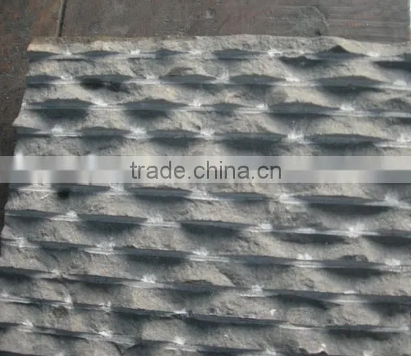 Tropic Black basalt machine pulled for outdoor