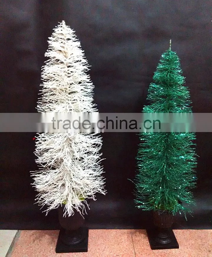 Artificial regular christmas tree/slim artificial christmas trees With Ornaments