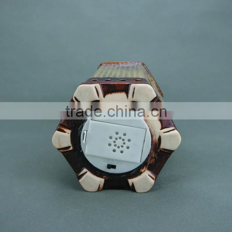 Ceramic Garden LED Storm Lantern