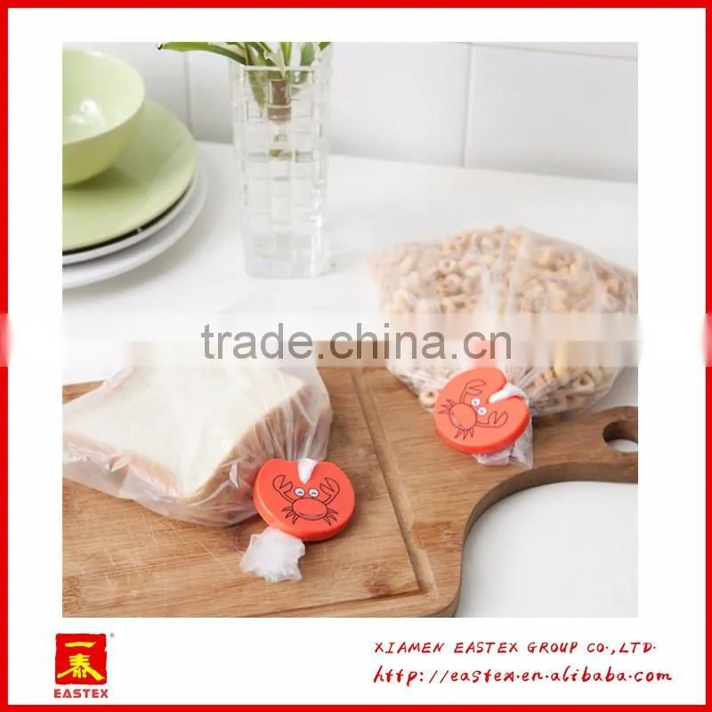Cartoon round food sealed clips