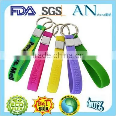 China factory Wholesale Creative cute silicone key chain
