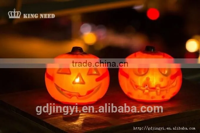 plastic pumpkin LED halloween decorations