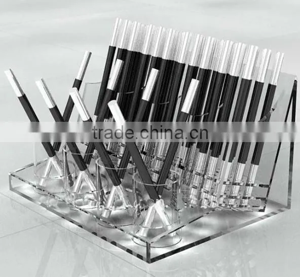 acrylic cosmetics display design showcase/display stand