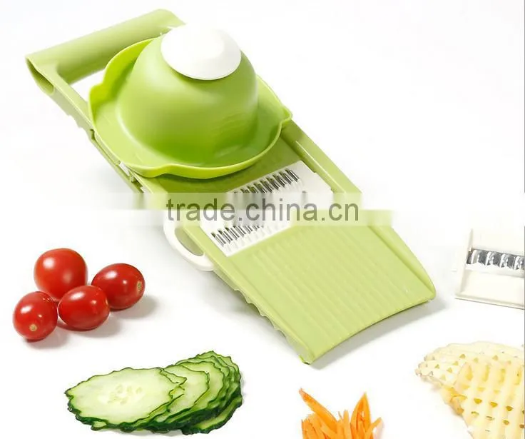 Professional Vegetables Mandoline Julienne Cutter Slicer Grater Garlic