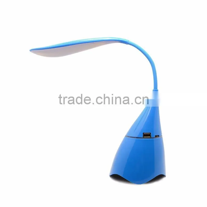 Dimmable LED Desk Lamp, Smart Music Folding Table Lamp Desk Lights with Built-in Bluetooth Speaker