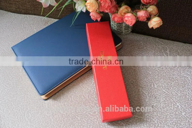 Red color advertising fan gift box