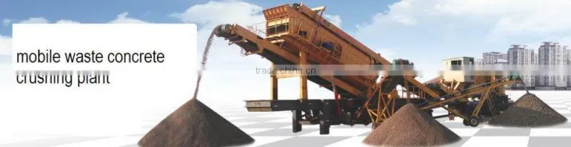 Mobile Type Building Waste Crushing & Screening Plant for Recycling