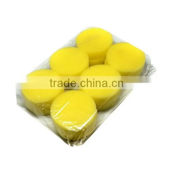 Fashionable car wax and polish sponge/car waxing applicator pads/wax applicator