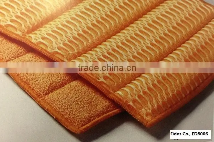 polyester polyamide polishing applicator microfiber car wash pad