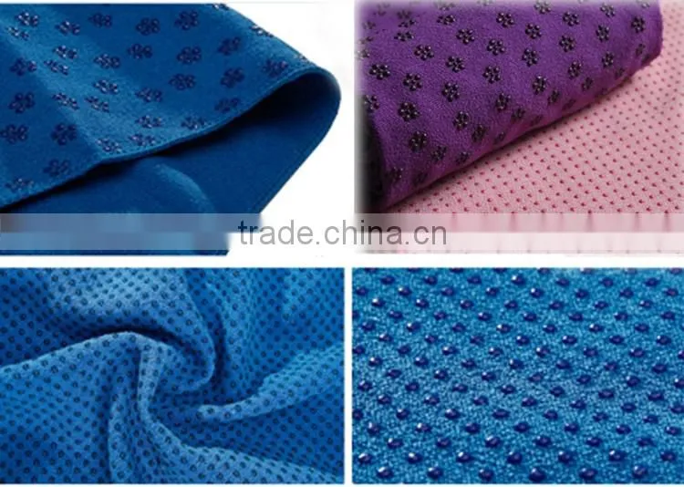 Wholesale ECO anti-slip 100% DTY Yoga towel For Fitness