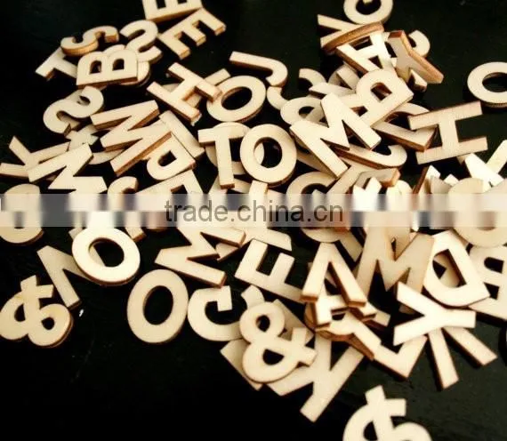 Natural Customized Size Wooden numbers