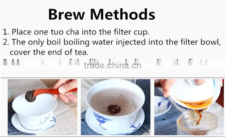 Famous Brand Chinese Yunnan Puerh tea health body rose flavor mini tuo tea